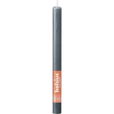 Bolsius Bolsius Polska Sprzedaż sp. z o. o. Bolsius Rustic Home 23×270 мм - Шиферно синьо (син)