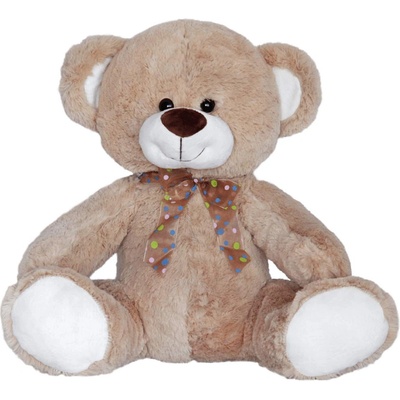 Плюшено мече 3 цвята с панделка