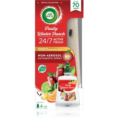Active Fresh Winter Punch & Spices автоматичен освежител за въздух с пълнител 228ml