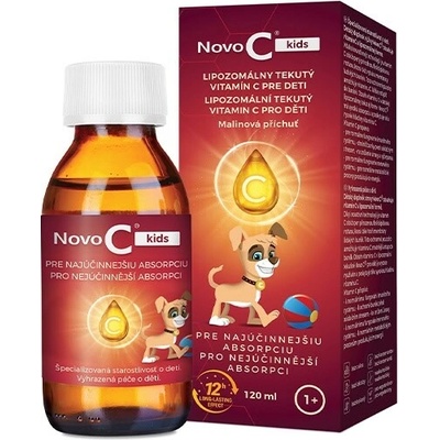Novo C kids Lipozomálny tekutý vitamín C pre deti 120 ml