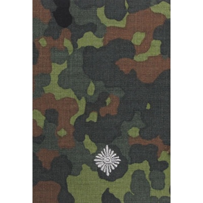 Bundeswehr Nárameník BW LEUTNANT FLECKTARN / stříbrné vyšití
