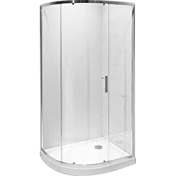 Jika TIGO asymetrický sprchovací kút 100x80x195cm transparentné sklo 251211