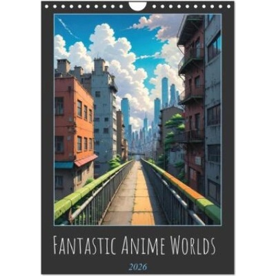 Calvendo Fantastic Anime Worlds (Wall Calendar 2026 DIN A4 portrait), CALVENDO 12 Month Wall Calendar | Calvendo, Sebastian Luedke