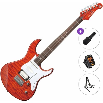 Yamaha Pacifica 212V QM Basic SET Caramel Brown