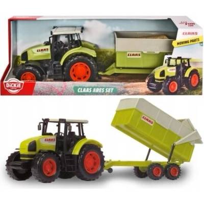 Dickie Toys Traktor CLASS Ares s přívěsem 373-9000 1:87