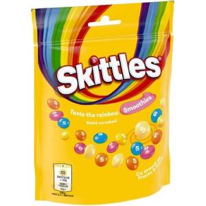Skittles Smoothies кисело-плодови дъвчащи бонбони 152гр