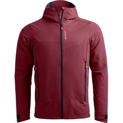 Ortovox Мъжко софтшел яке Ortovox Seceda Softshell Jacket - Red Malbec - размер XL (003-3276-0414)