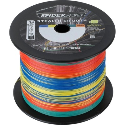 Spiderwire šňůra Stealth Smooth 8Multicolor 1m 0.15mm 16.5kg