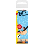 Eberhard Faber Комплект маркери за татуировки с шаблони, EBERHARD FABER „Beach, 4 различни цвята 559502 (559502)