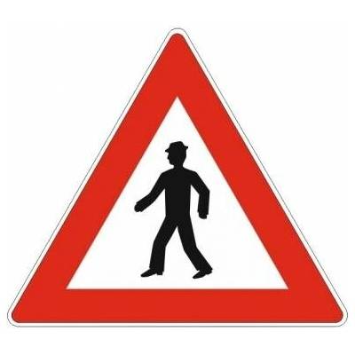 Dopravní Značka A12a Chodci