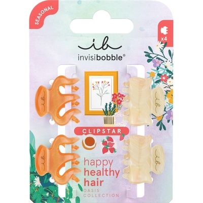 Invisibobble Clipstar XS Oasis Petit Citrus 4 ks