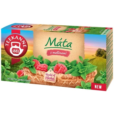 TEEKANNE Máta s malinami 20 x 1,5 g
