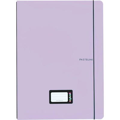 Karton P P Sešit s vyměnitelnou náplní Oxybook 444 PASTELINI fialová