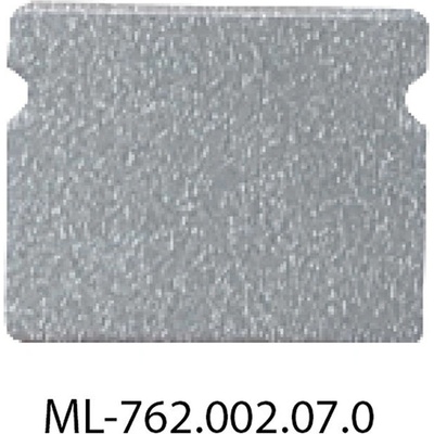 ML-762.002.07.0 Koncovka bez otvoru pro PT stříbrná barva, 1 ks