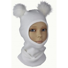 detská kukla 2 brmbolce biela KDZ206