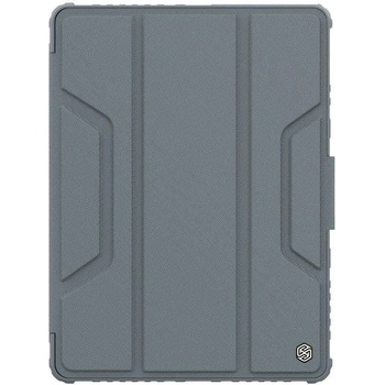Nillkin Bumper PRO Protective Stand Case - удароустойчив хибриден кейс за iPad 9 (2021), iPad 8 (2020), iPad 7 (2019) (тъмносив)