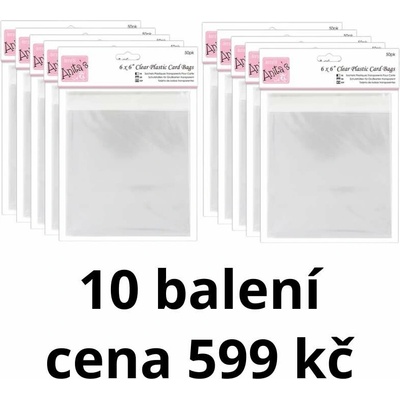 WEST DESIGN West Design Celofánové obaly na obálky 16,7 × 16,7 cm (500 ks)