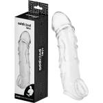 Addicted Toys - пенис удължител с пръстен за тестиси - 27 см прозрачен