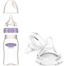 Lansinoh skleněná kojenecká láhev s NaturalWave TM savičkou 240ml