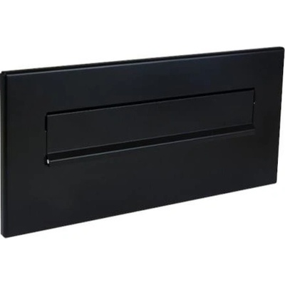 DOLS ČD-4 RAL9005 - čelná doska poštovej schránky na zamurovanie, bez menovky, čierna