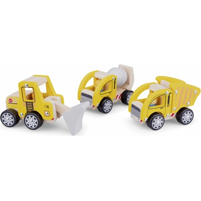 New Classic Toys Sada stavebních vozidel 3 ks