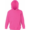 Fruit of the Loom mikina Classic Kids Hooded Sweat fuchsia
