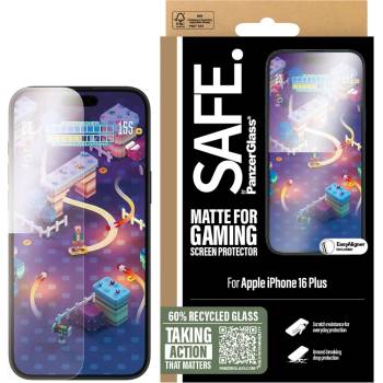 Safe Стъклен протектор Safe - Gaming Ultra-Wide Fit, iPhone 16 Plus (5715685002946)