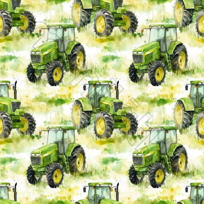 Softshell zelený traktor by MIMI