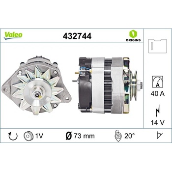 generátor VALEO 432744