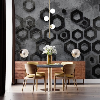 Art gift Фототапет Триизмерни шестоъгълници