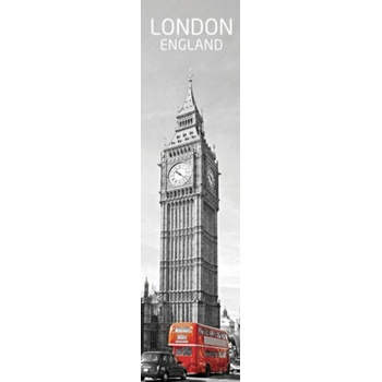 3D záložka London in red