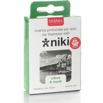 Mr&Mrs Fragrance Niki Citrus & Musk пълнене aроматизатор за автомобил