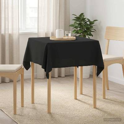 vidaXL Плат за маса 5 бр. Квадратна Тъмносиво 90 x 90 cm Полиестер (42040170)