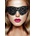 Ouch! Luxury Eye Mask Black