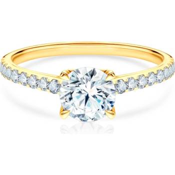 SAVICKI Годежен пръстен The Journey: двуцветно злато, лабораторен диамант