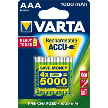 Varta Ready2Use AAA 1000 mAh 4ks 5703301404