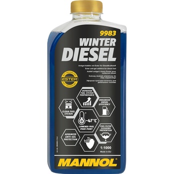 Image 1 of MANNOL Добавка за дизел MANNOL Winter Diesel 1: 1000, 1л (MN 9983 1L)
