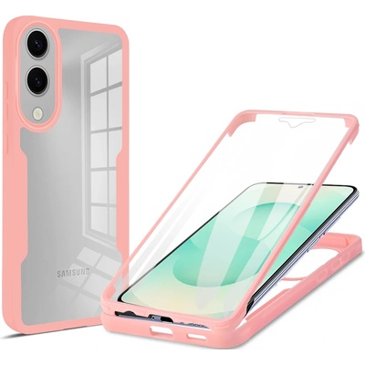 Techsuit Калъф за Samsung Galaxy S25 Edge - Techsuit - ColorVerse 360 Series + Screen Protector - Pink