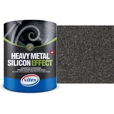 Vitex Heavy Metal Silicon Effect - štrukturálna kováčska farba 767 Granite 2,25L 0564