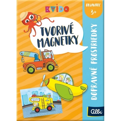 Albi Kvído Tvořivé magnetky Doprava