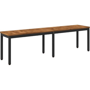 vidaXL Градинска пейка 161 x 35 x 45 см Солидно акациево дърво (901298)