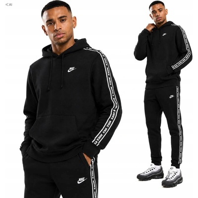 Nike pánsky bavlnený čierny