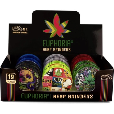 Euphoria plastové drvičky 63 mm 3 časti