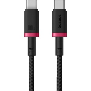 Baseus Кабел Baseus Dura Series (P10377803U01-01), от USB-C(м) към USB-C(м), 1m, 100W, черен (P10377803U01-01)