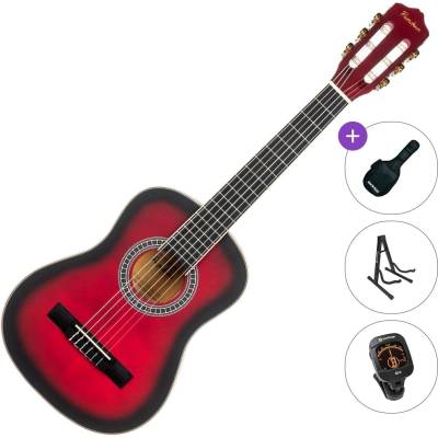 Pasadena PC-10-1/2 Standard SET Red Burst Класическа китара с размер 1/2