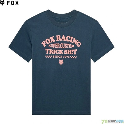 Fox Wmns Trick ss tee dp cobalt