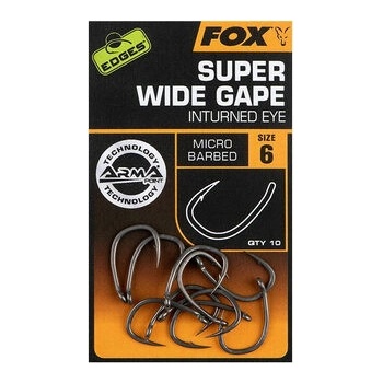 FOX Edges Armapoint Super Wide Gape In-Turned Eye vel.2 10 ks