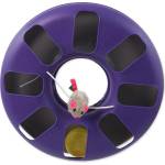 Magic Cat Играчка Magic Cat кръгова писта с мишка лилаво-сиво 25x25x6, 5см (453-19921)