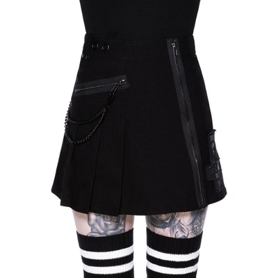 Killstar Calling Alice Mini Skirt