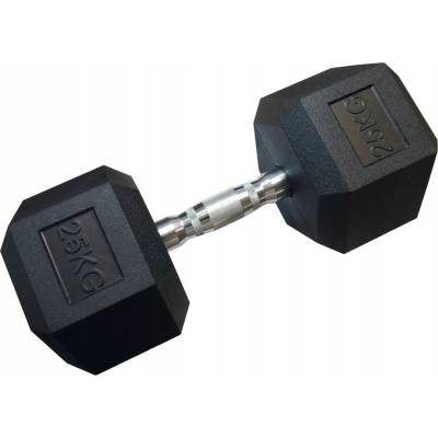Kubisport Pogumovaná činka 1 x 25 kg 1 ks